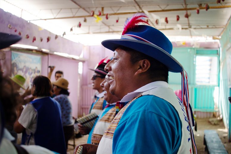 Sergio “Saguara” Flores Alderete en las Cruces de Mayo de Molino, Valle de Lluta