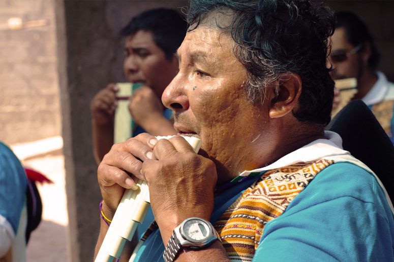 Fredy Cappa Bacuta tocando en las Cruces de Mayo de Molino