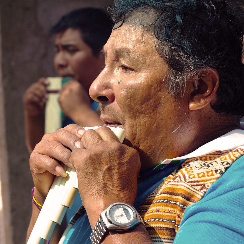 Fredy Cappa Bacuta tocando en las Cruces de Mayo de Molino